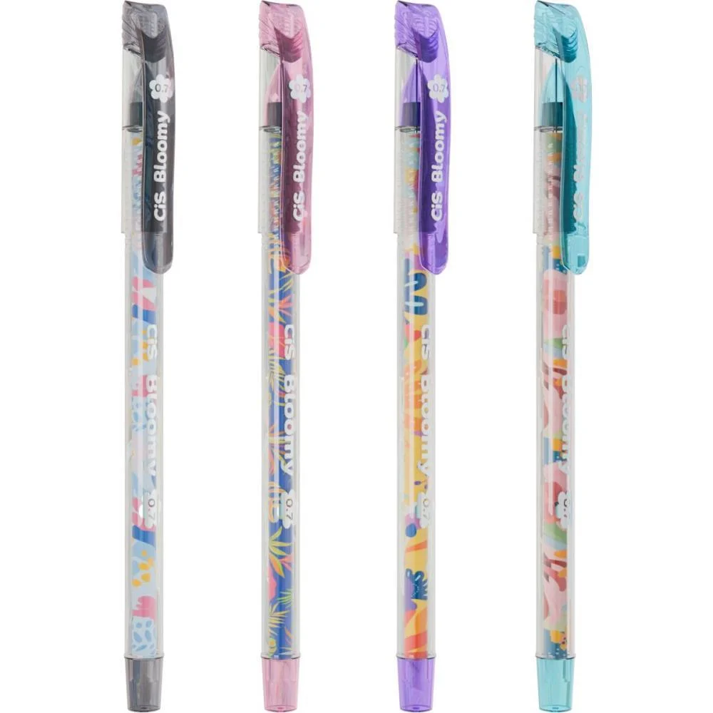 Caneta Esferografica Cis Bloomy 0.7Mm 4 Cores (S) Sertic C/ 18 Unidades - imagem 4