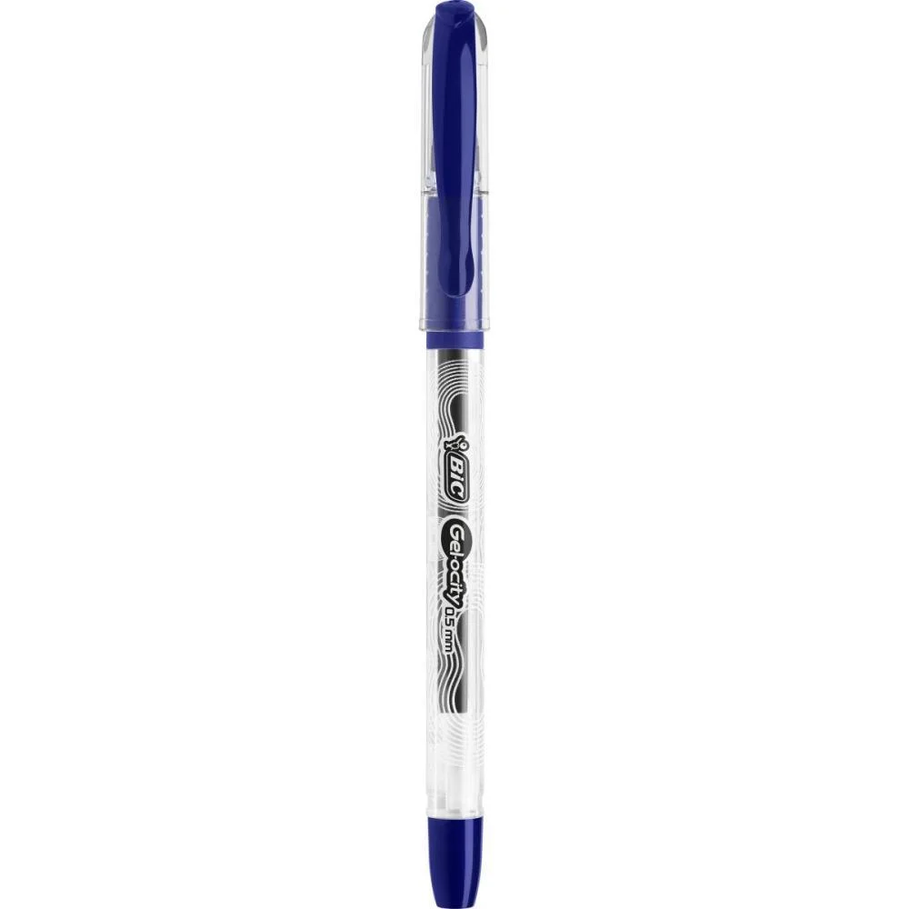 Caneta Gel Bic Gelocity Az/Pt/Vm Bic (Bl.c/03) - imagem 4