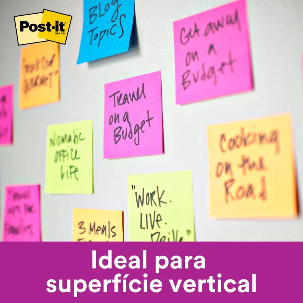 Bloco De Recado Post-It 76Mmx76Mm Branco Neve 90Fls 3M - imagem 6