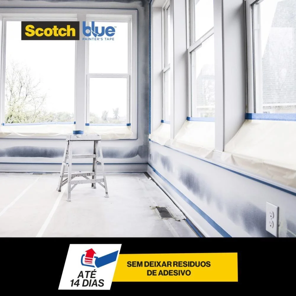 Fita Crepe Blue Tape 2090 18Mmx50M 3M (Rolo) - imagem 7