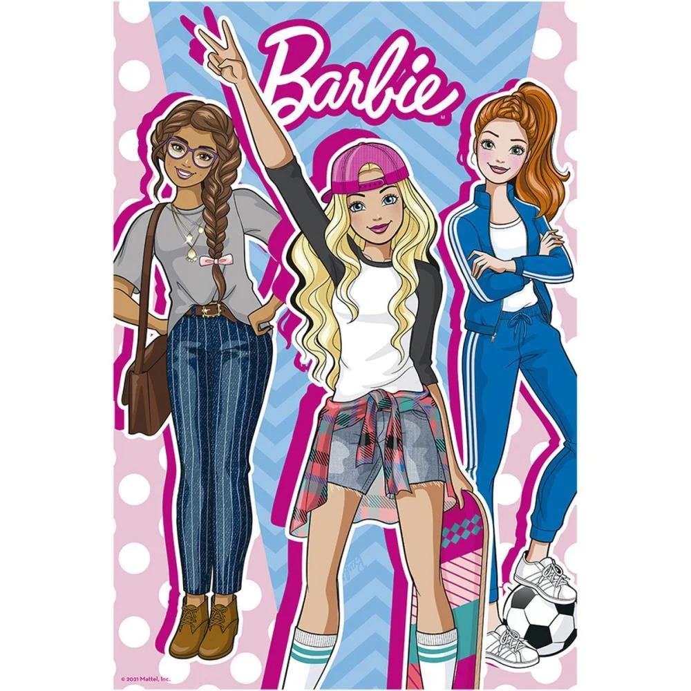 Quebra-Cabeca Cartonado Barbie P150 Grow - imagem 4