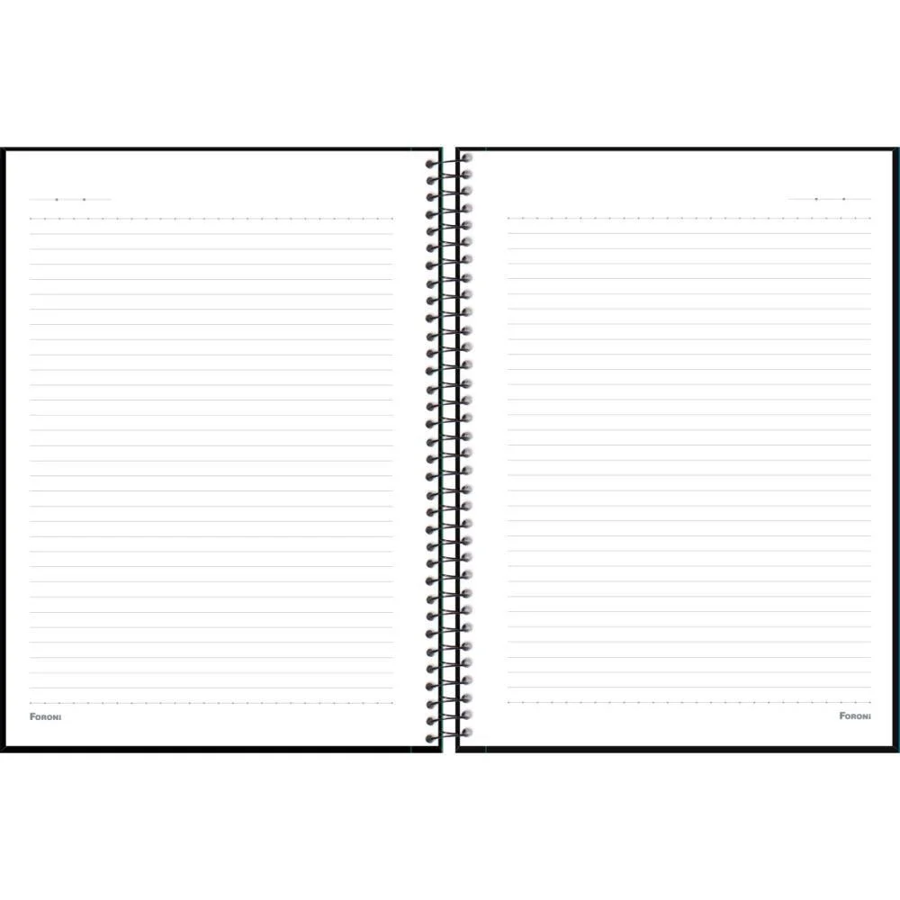 Caderno 15X1 Capa Dura Class Preto 240F Foroni (Pct.c/02) - imagem 4