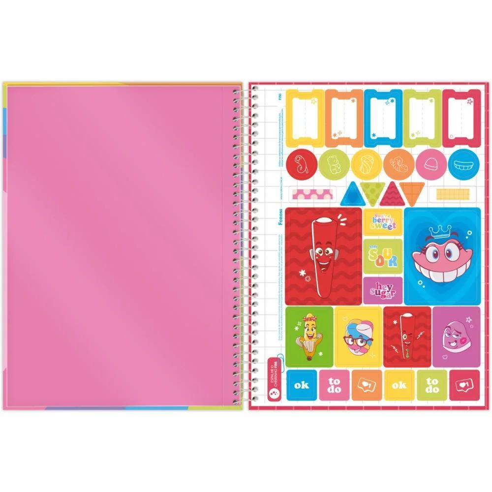 Caderno 10X1 Capa Dura Fini 160F Foroni (Pct.c/04) - imagem 8