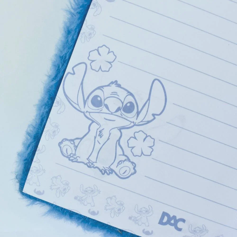 Caderno A5 Stitch C/Pelucia 80F.21X15Cm Dac - imagem 6