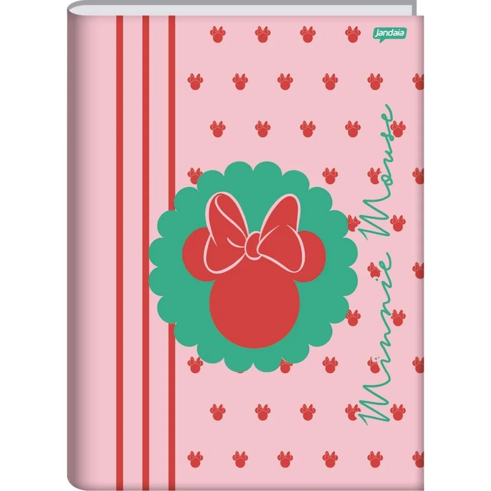 Caderno Brochurao Capa Dura Minnie Arts 80Fls. Jandaia (Pct.c/05) - imagem 6
