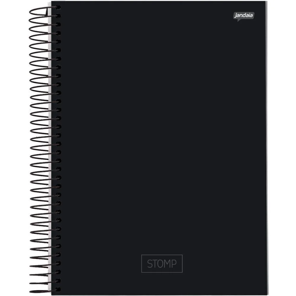 Caderno 01X1 Capa Dura Stomp Preto 96Fls. Jandaia (Pct.c/04) - imagem 2