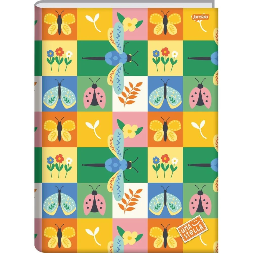Caderno Brochura Pequeno Capa Dura Stella 80Fls. Jandaia (Pct.c/05) - imagem 4