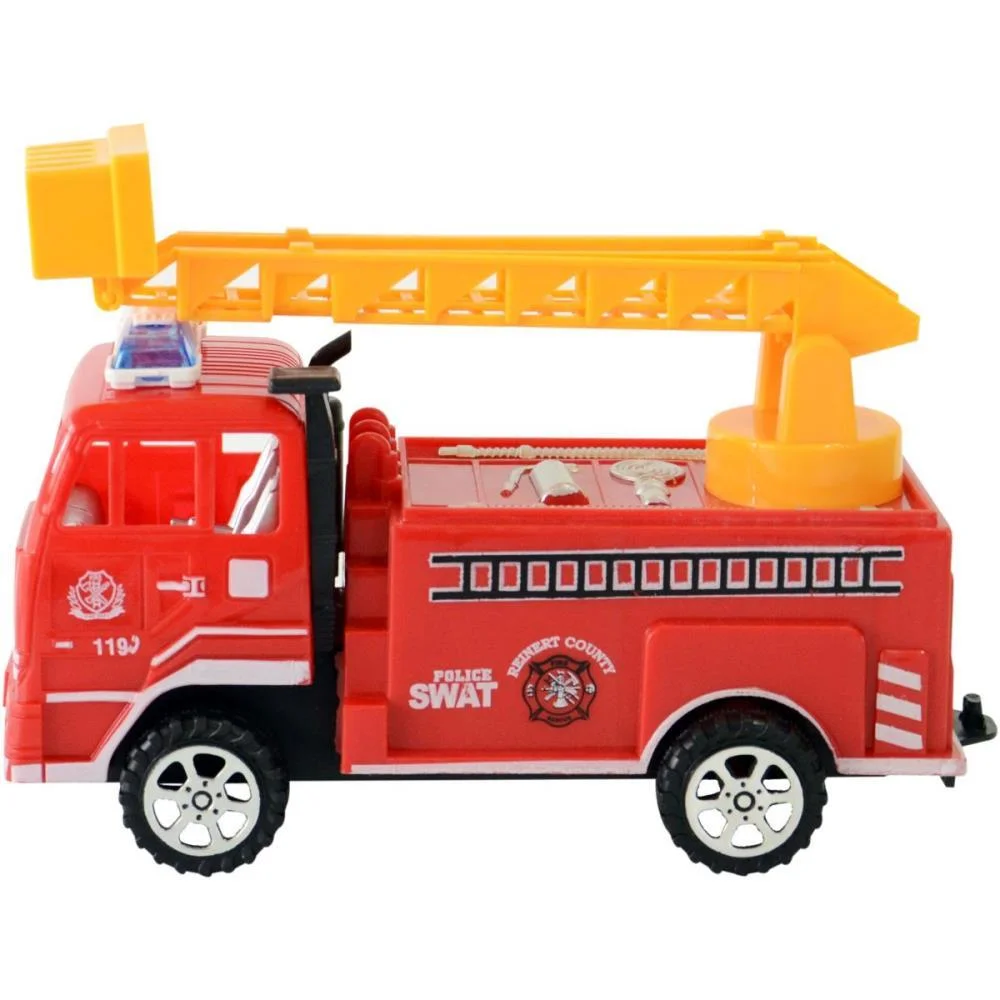 Carrinho A Friccao Bombeiro 16,5Cm Art Brink - imagem 2