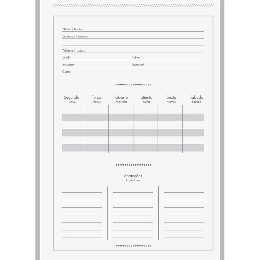 Caderno Espiral Pequeno Capa Dura Stiff Slim 80Fls. Preto Jandaia (Pct.c/05) - imagem 4