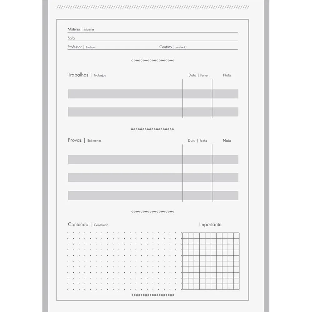 Caderno Espiral Pequeno Capa Dura Stiff Slim 80Fls. Preto Jandaia (Pct.c/05) - imagem 5