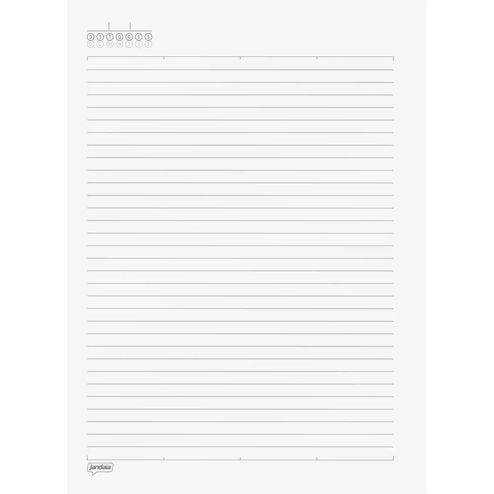 Caderno Espiral Pequeno Capa Dura Stiff Slim 80Fls. Preto Jandaia (Pct.c/05) - imagem 6