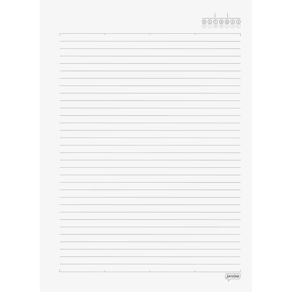 Caderno Espiral Pequeno Capa Dura Stiff Slim 80Fls. Preto Jandaia (Pct.c/05) - imagem 7