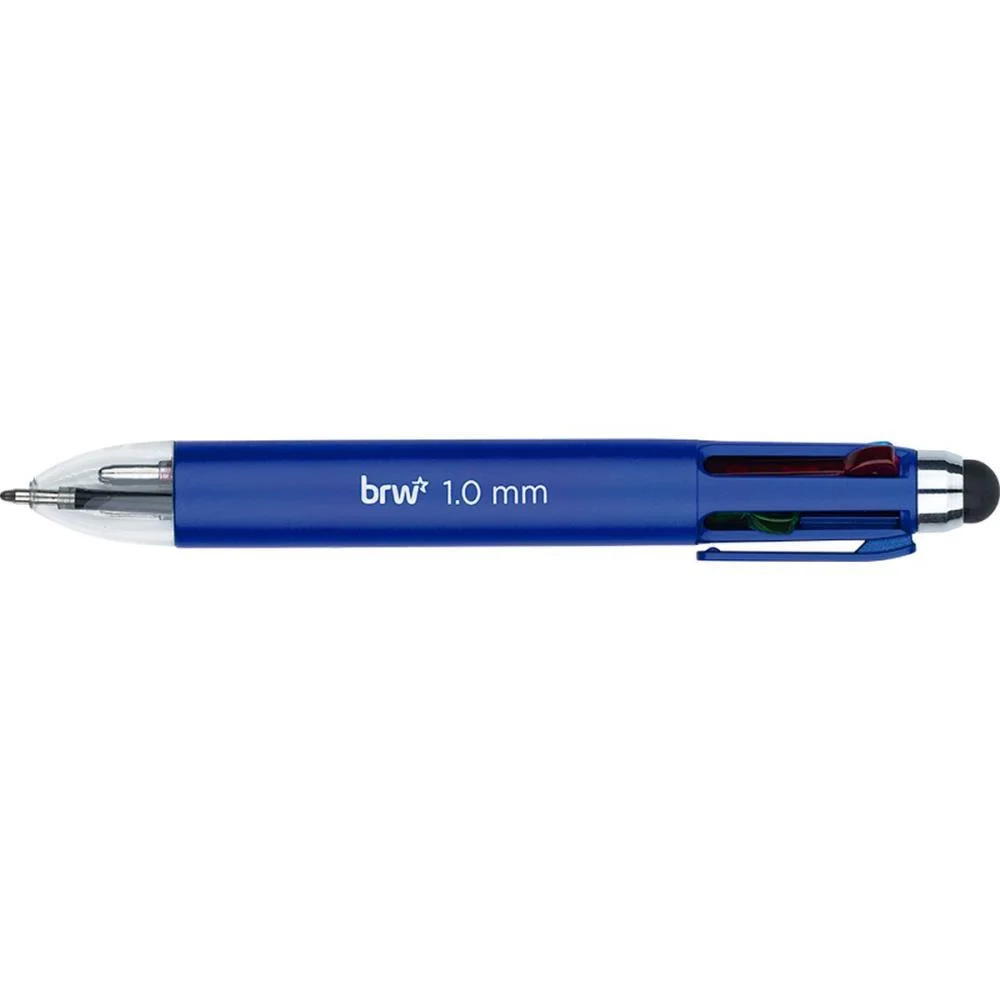 Caneta Esferografica Mini 4Cores 1.0Mm C/Touch Brw C/ 12 Unidades - imagem 5