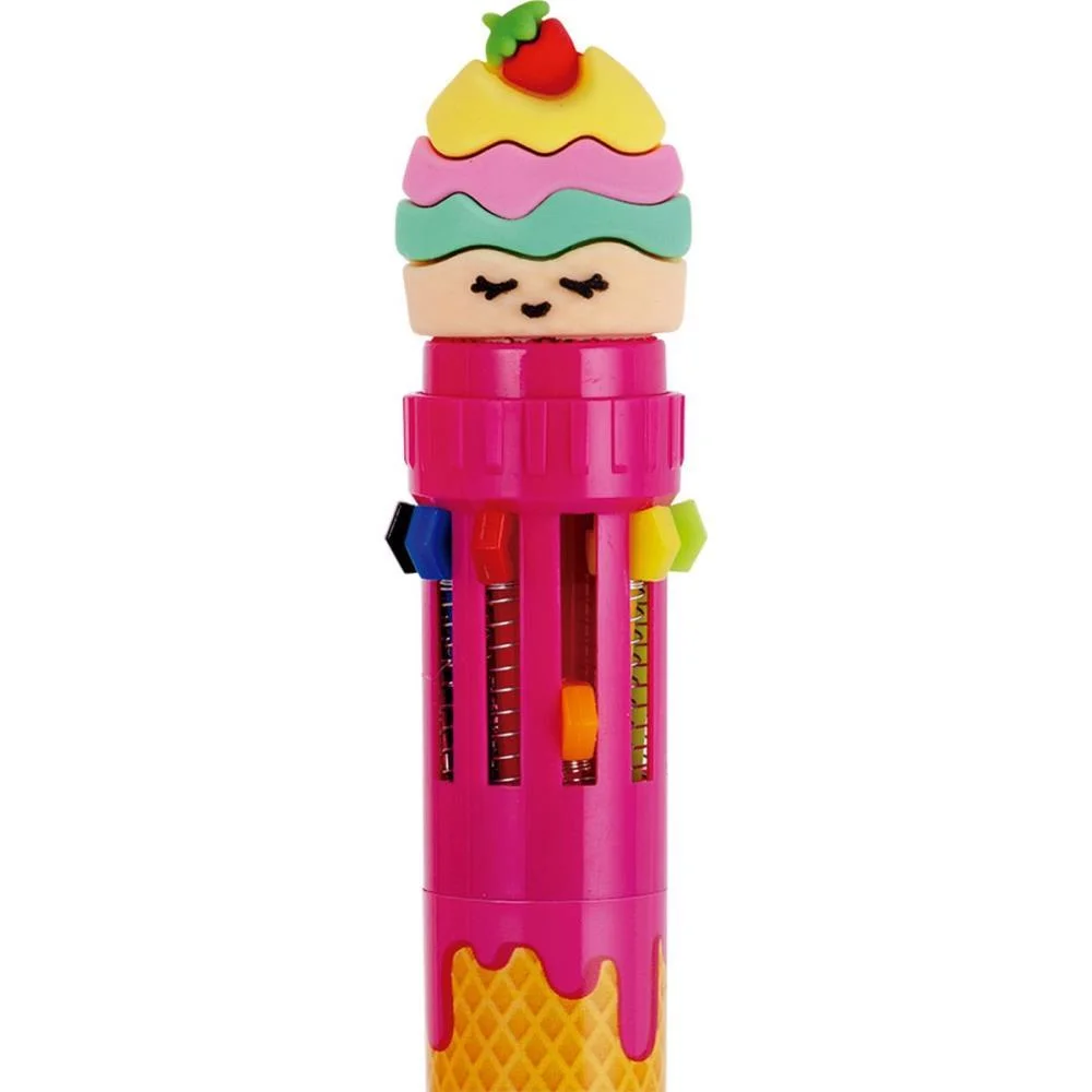 Caneta Esferografica Divert Tutti Frutti 0.7M 10Cor Brw C/ 12 Unidades - imagem 6