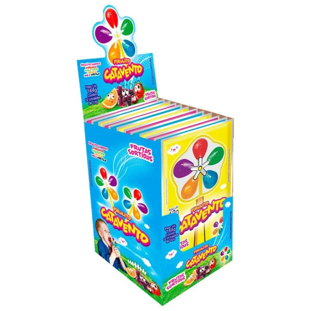 Doce Pirulito Catavento Danilla Foods C/ 12 Unidades - imagem 3