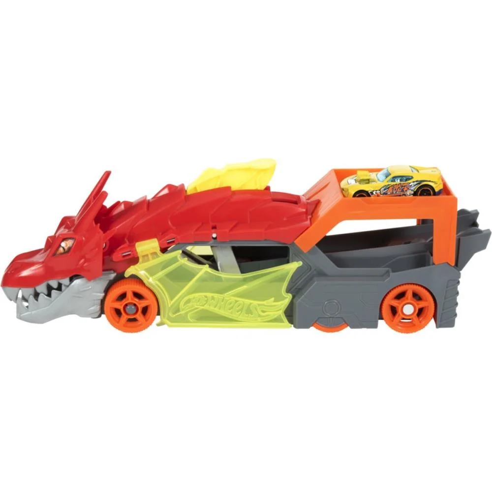 Hot Wheels Pista City Reboque De Dragão Mattel - imagem 4