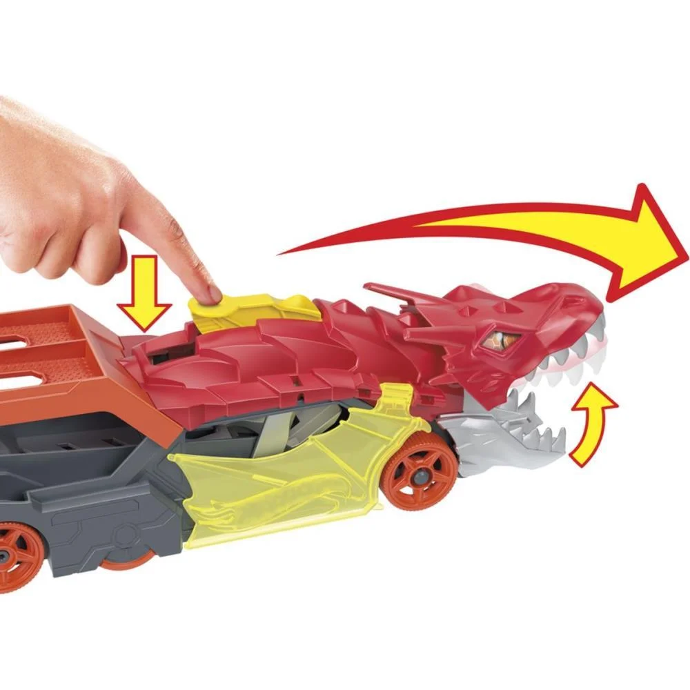 Hot Wheels Pista City Reboque De Dragão Mattel - imagem 7