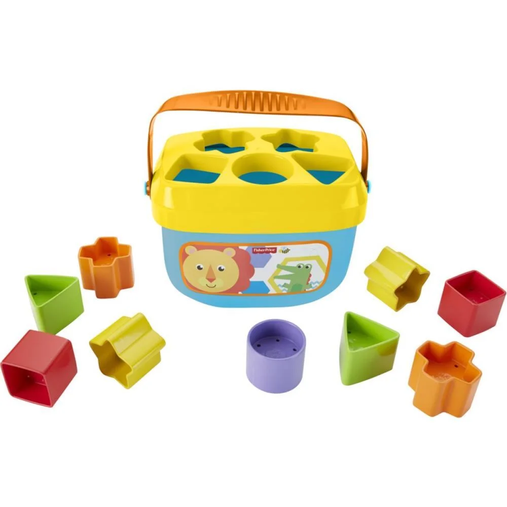 Fisher-Price Infant Encaixe Balde De Blocos 10Pcs Mattel - imagem 4