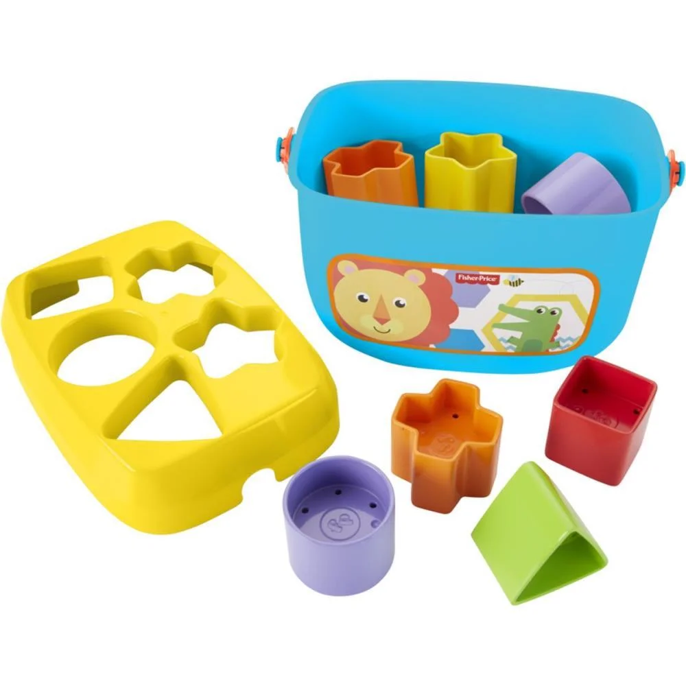 Fisher-Price Infant Encaixe Balde De Blocos 10Pcs Mattel - imagem 5