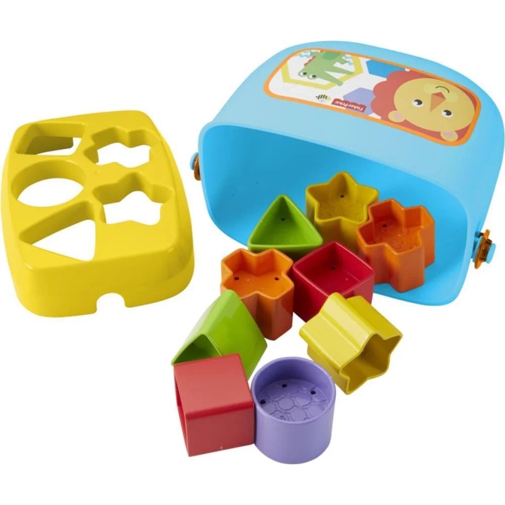 Fisher-Price Infant Encaixe Balde De Blocos 10Pcs Mattel - imagem 6