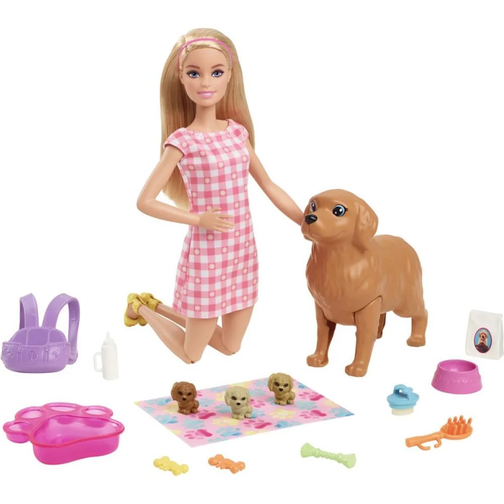 Barbie Family Cjto Filhotes Recém-Nascidos Mattel - imagem 3