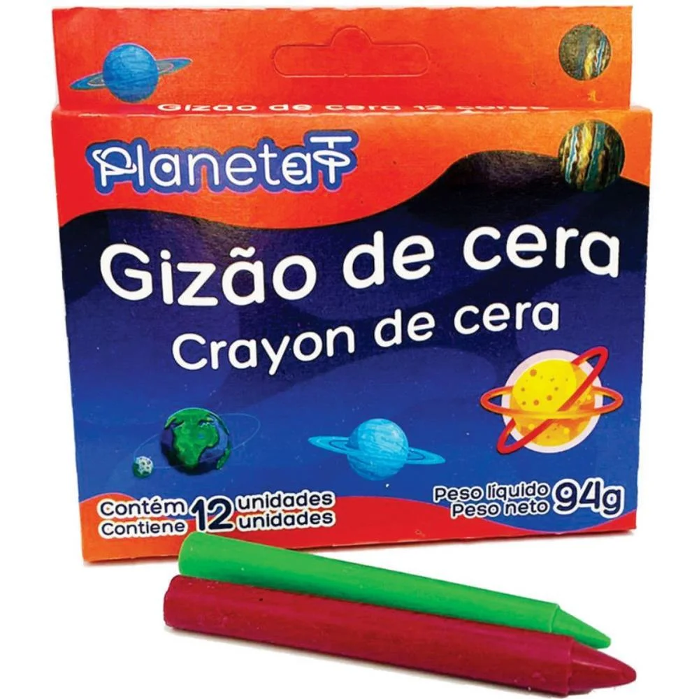 Giz De Cera Jumbo 12 Cores V.m.p. (Pct.c/12) - imagem 2