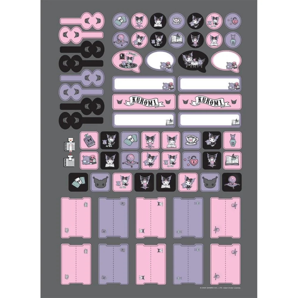 Caderno 01X1 Capa Dura Kuromi 80 Fls Jandaia (Pct.c/04) - imagem 11