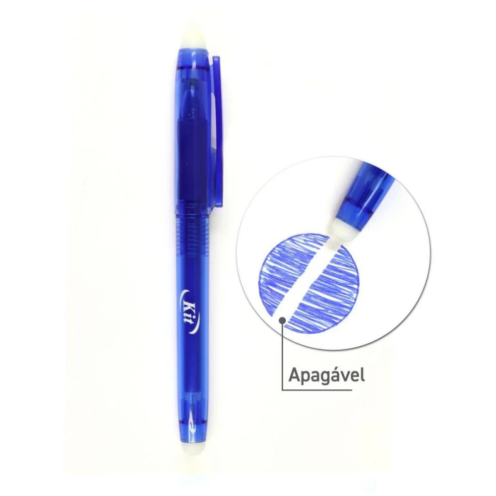 Caneta Apagavel Esferografica Multius.0.8Mm Az Kit (Blister) - imagem 6