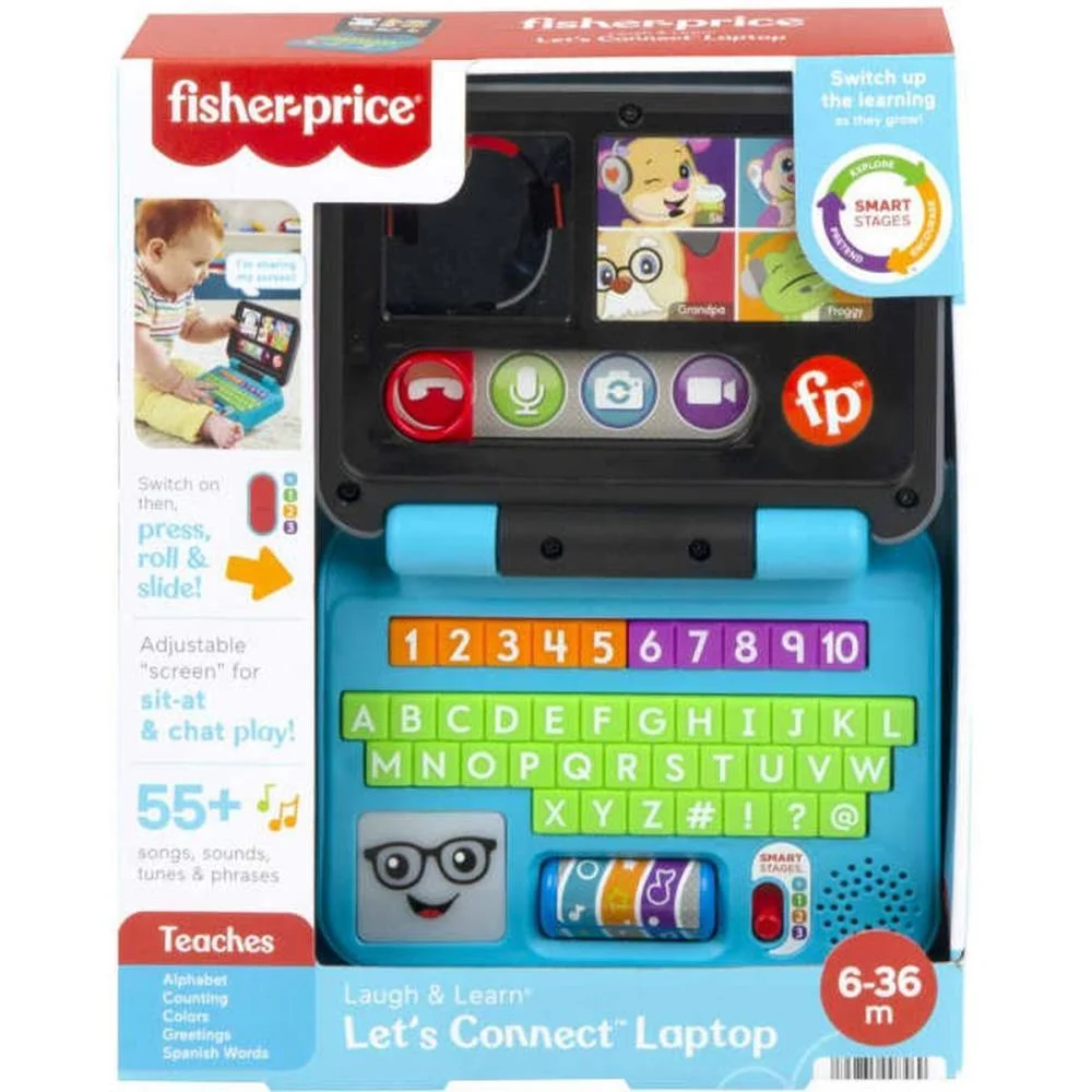 Fisher-Price Infant Laptop Vamos Conectar Mattel - imagem 5