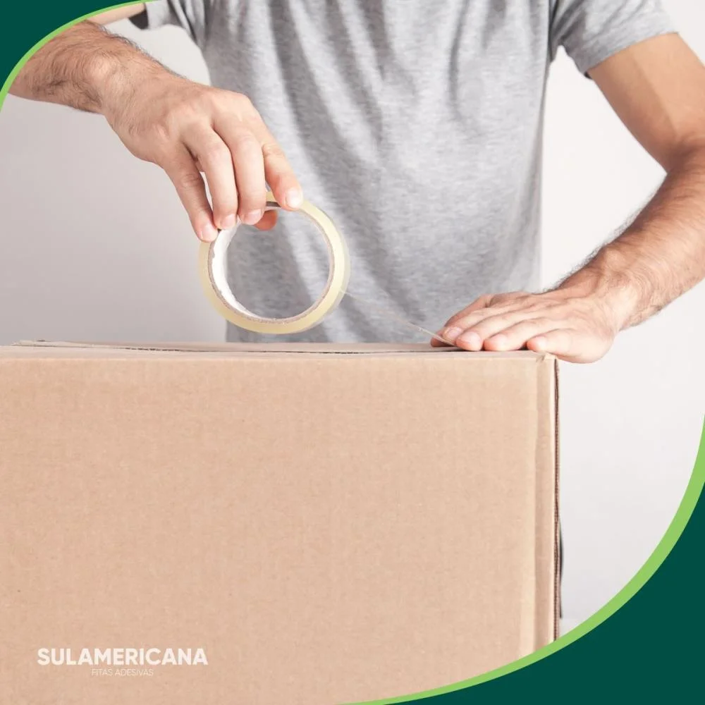 Fita Para Empacotamento Sulamericana  18Mmx40M Transp. Sulamericana (Pct.c/07) - imagem 6
