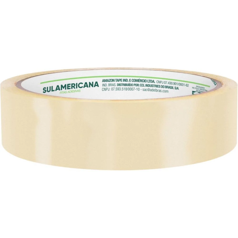 Fita Para Empacotamento Sulamericana 24Mmx40M Transp. Sulamericana (Pct.c/05) - imagem 5