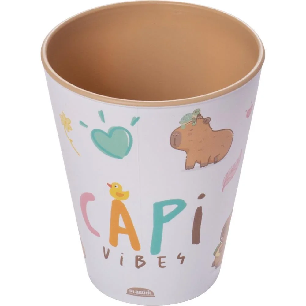Caneca Decorada Capivara Decorada Fun 360Ml Plasutil - imagem 3