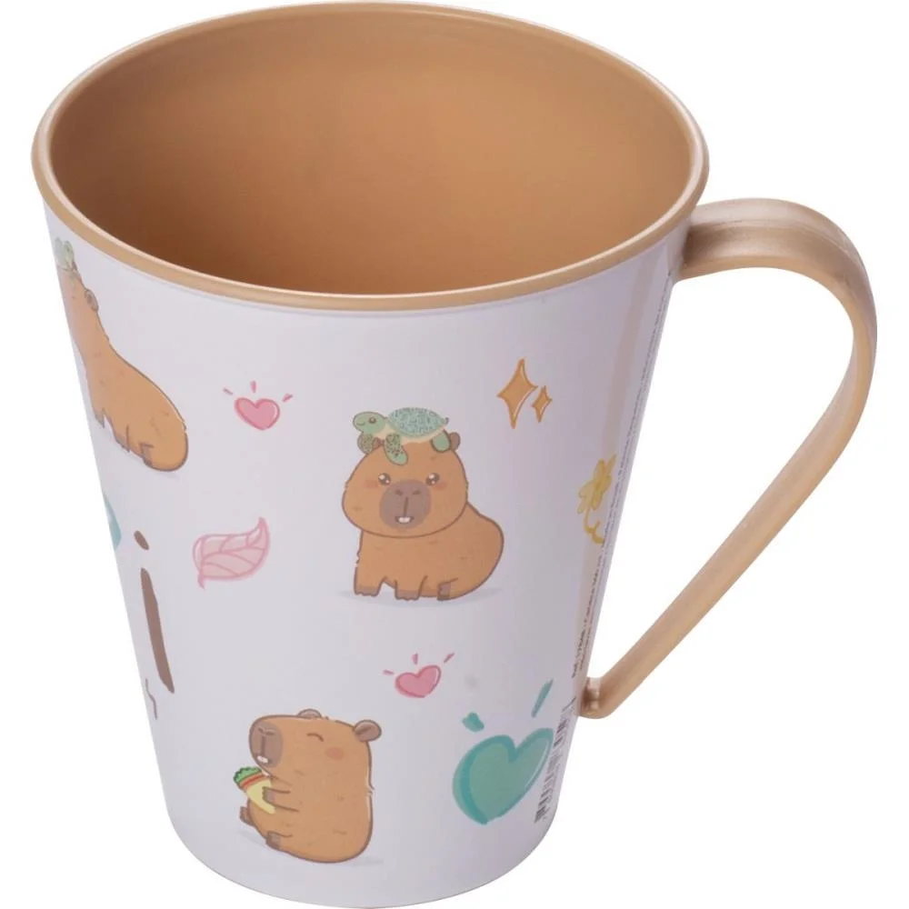 Caneca Decorada Capivara Decorada Fun 360Ml Plasutil - imagem 4