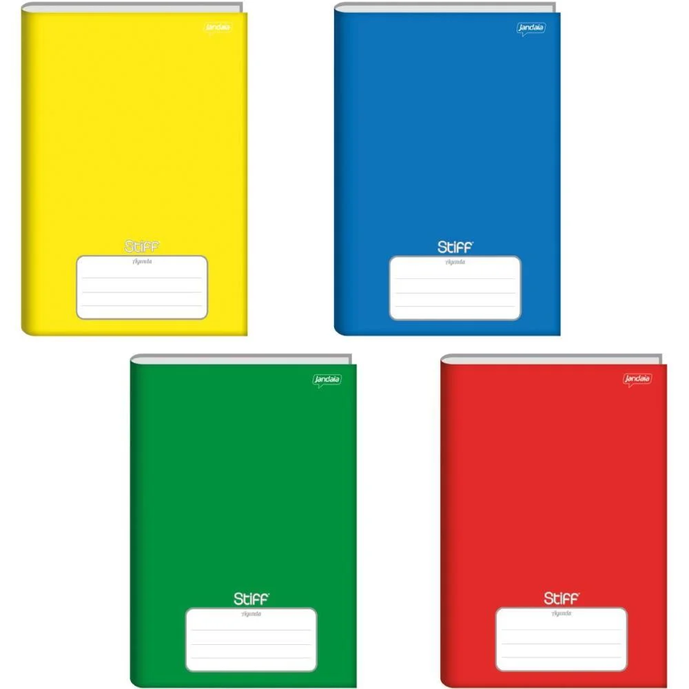 Agenda Permanente Stiff Escolar Cd 96Fls 134X200 Jandaia (Pct.c/04) - imagem 3