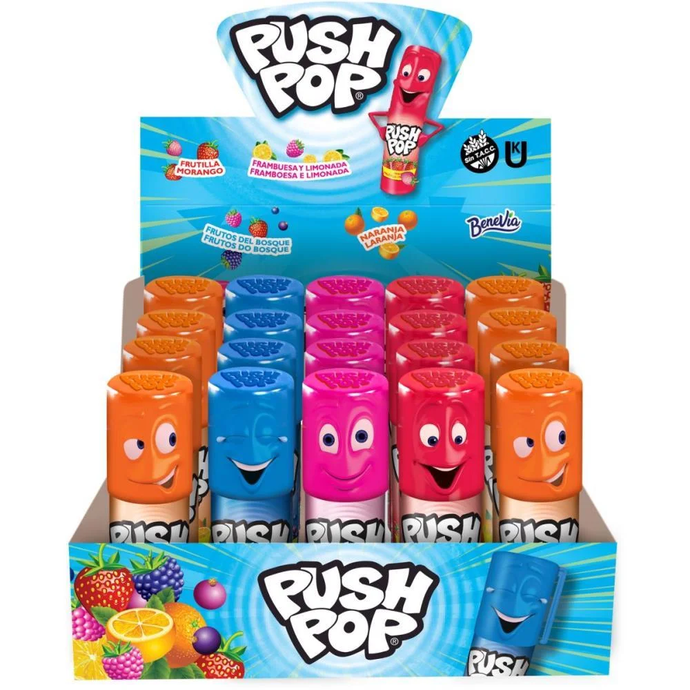 Doce Push Pop Tradicional Bazooka Candy C/ 20 Unidades - imagem 2