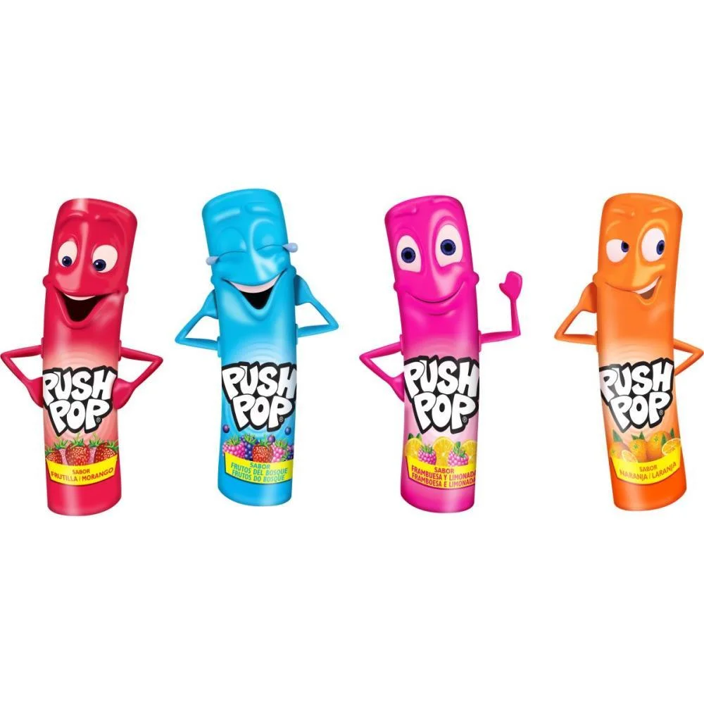 Doce Push Pop Tradicional Bazooka Candy C/ 20 Unidades - imagem 4