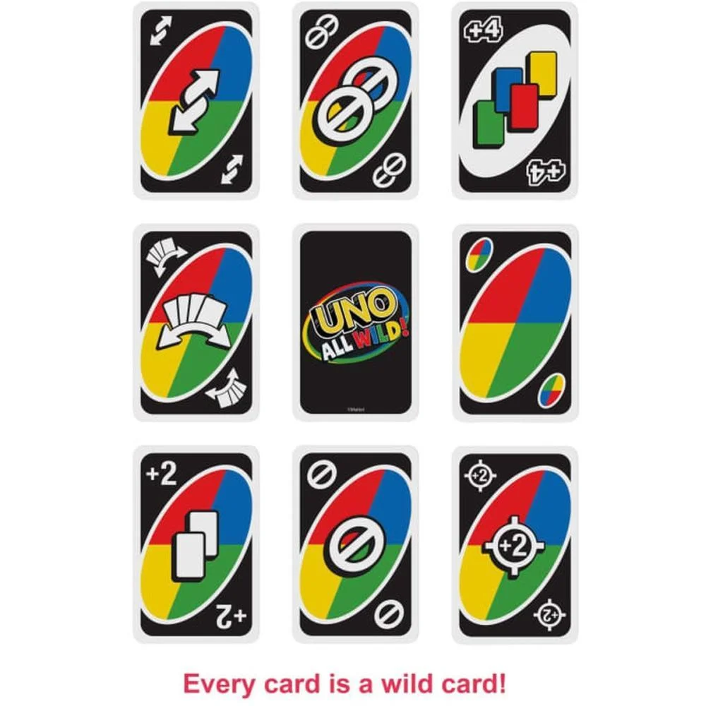 Jogo De Cartas Uno All Wild Mattel - imagem 5