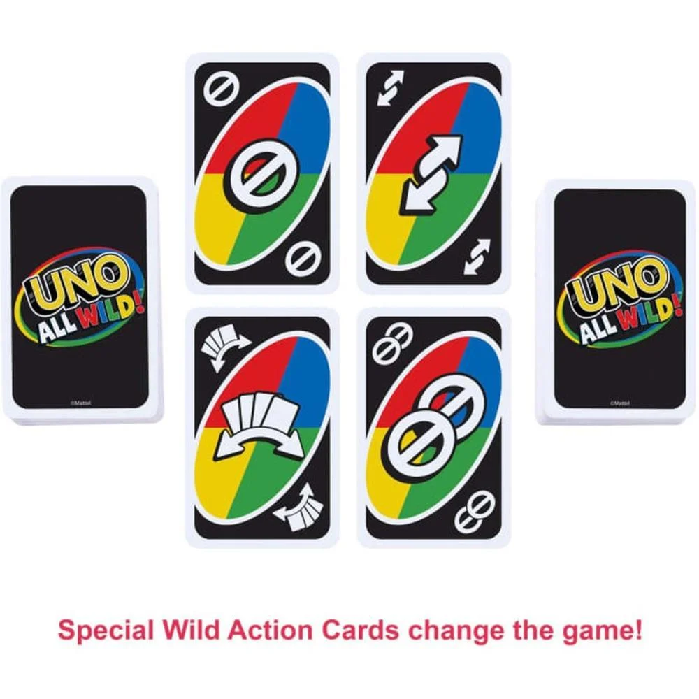 Jogo De Cartas Uno All Wild Mattel - imagem 6
