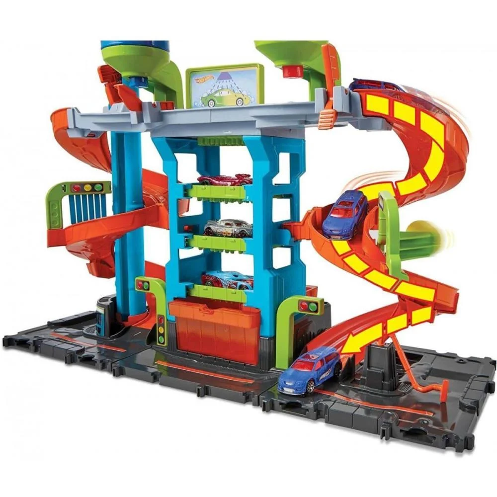 Hot Wheels Pista City Lava-Rápido Mega Torre Colorsh Mattel - imagem 4