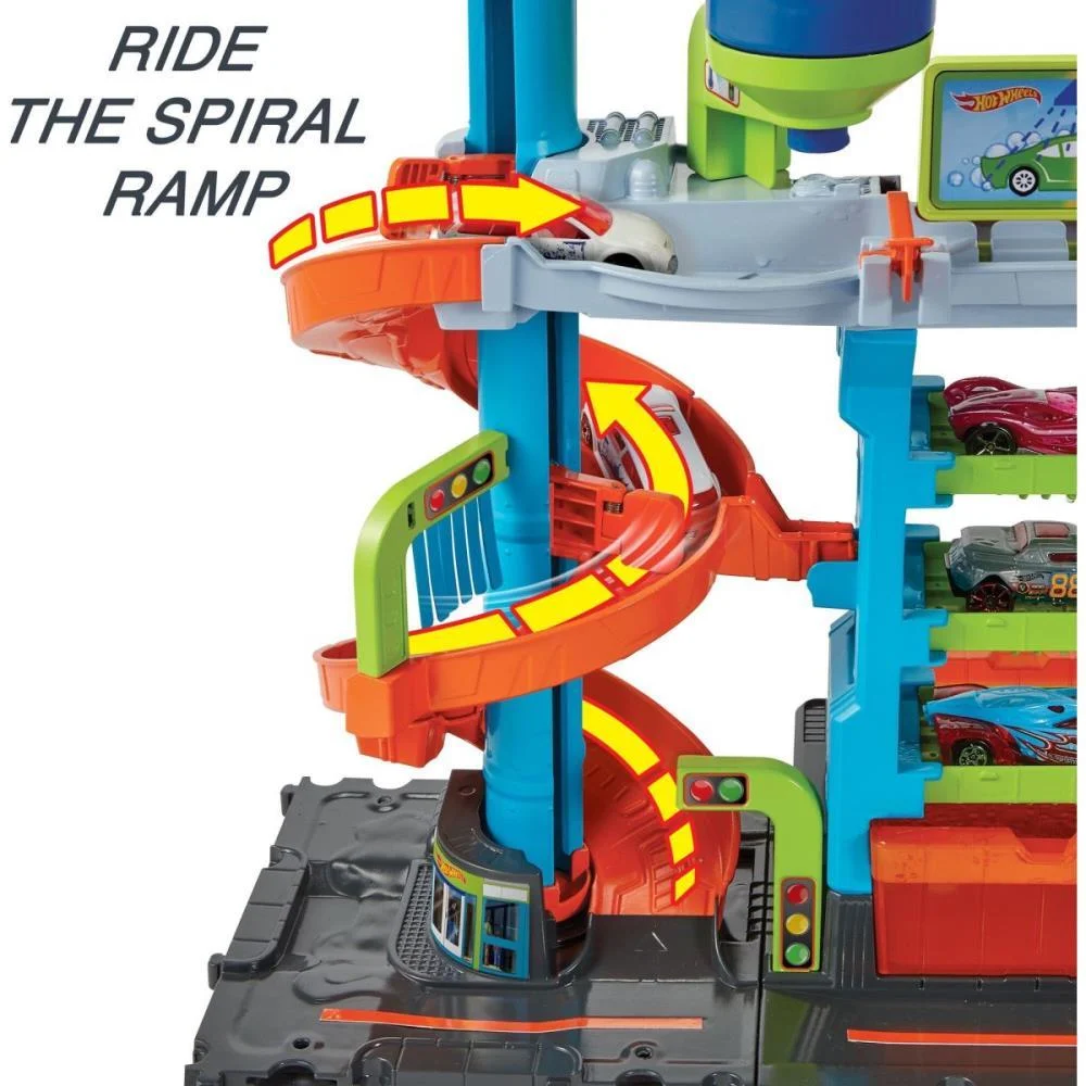 Hot Wheels Pista City Lava-Rápido Mega Torre Colorsh Mattel - imagem 5