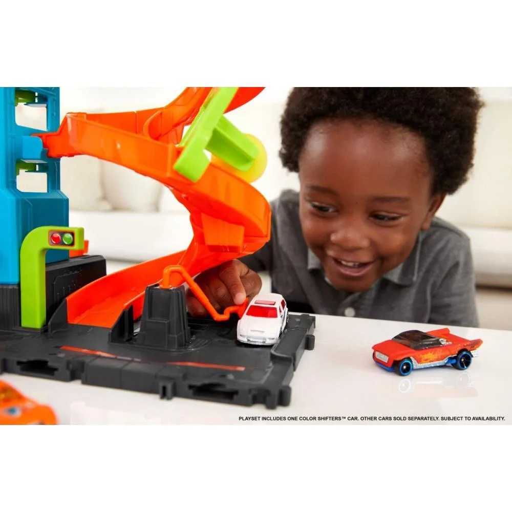 Hot Wheels Pista City Lava-Rápido Mega Torre Colorsh Mattel - imagem 8