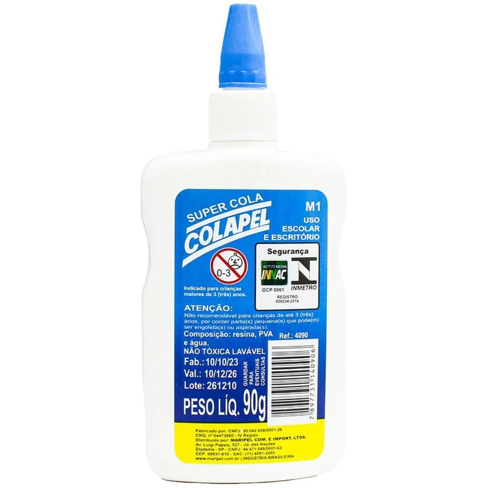 Cola Escolar Colapel 90G Maripel (Pct.c/06) - imagem 2