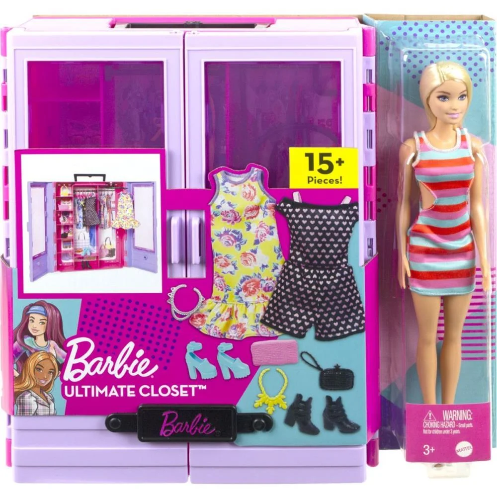 Barbie Fashion Novo Closet De Luxo Com Boneca Mattel - imagem 5