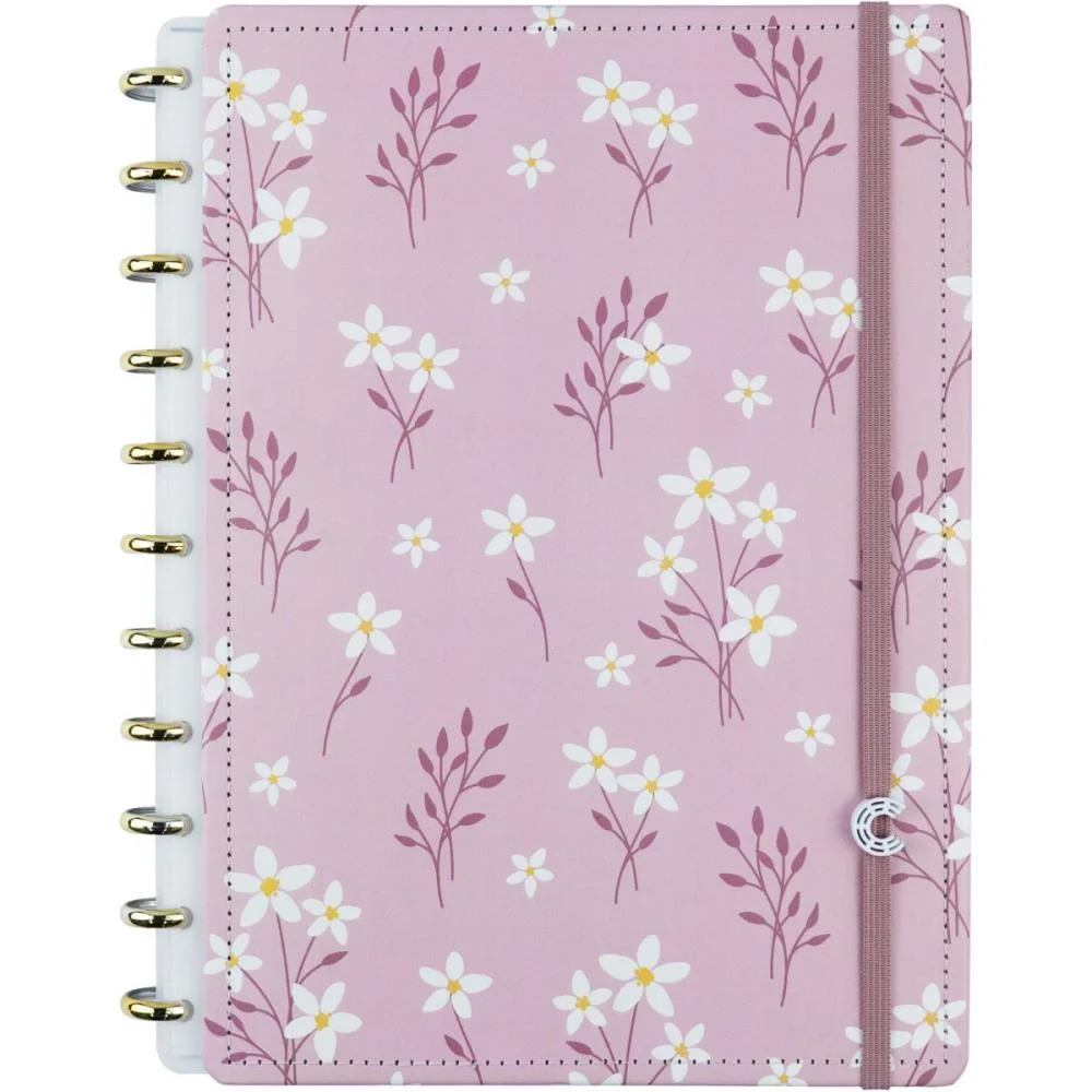 Caderno Inteligente Grande Pink Blossom By Sof 80Fls Caderno Inteligente - imagem 2