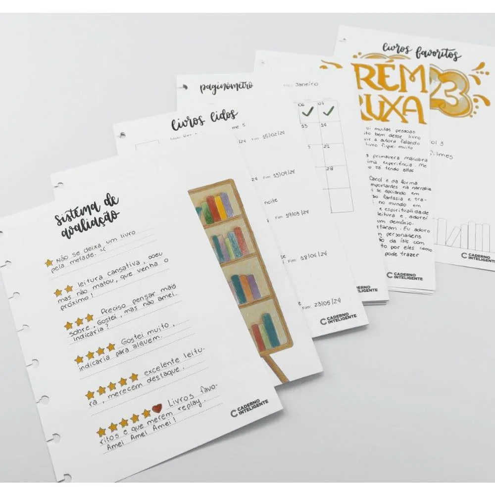 Caderno Inteligente A5 Caderno De Leitura 43Fls 120G. Caderno Inteligente - imagem 8