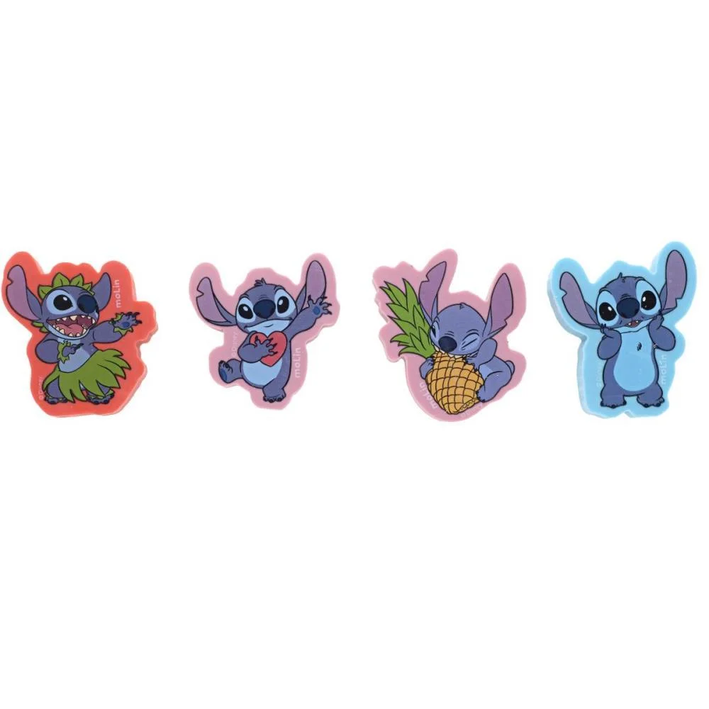 Borracha Decorada Stitch Molin (Bl.c/02) - imagem 3