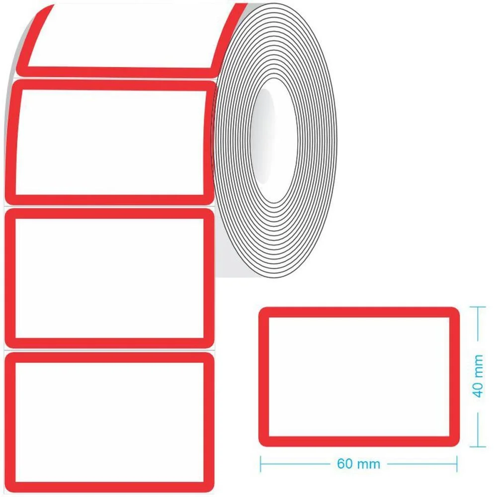 Etiqueta Para Preco Tr-6 60X40Mm C/460 Etiquetas Grespan (Rolo) - imagem 2