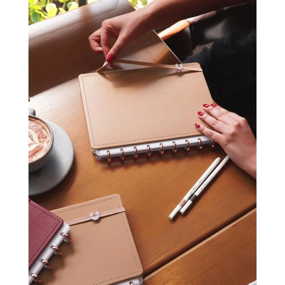 Caderno Inteligente Medio Cappuccino 80Fls 190X255Mm Caderno Inteligente - imagem 5