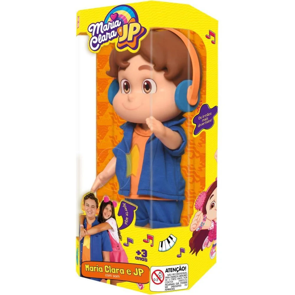 Boneco E Personagem Jp 14 Frases 32Cm Baby Brink - imagem 4