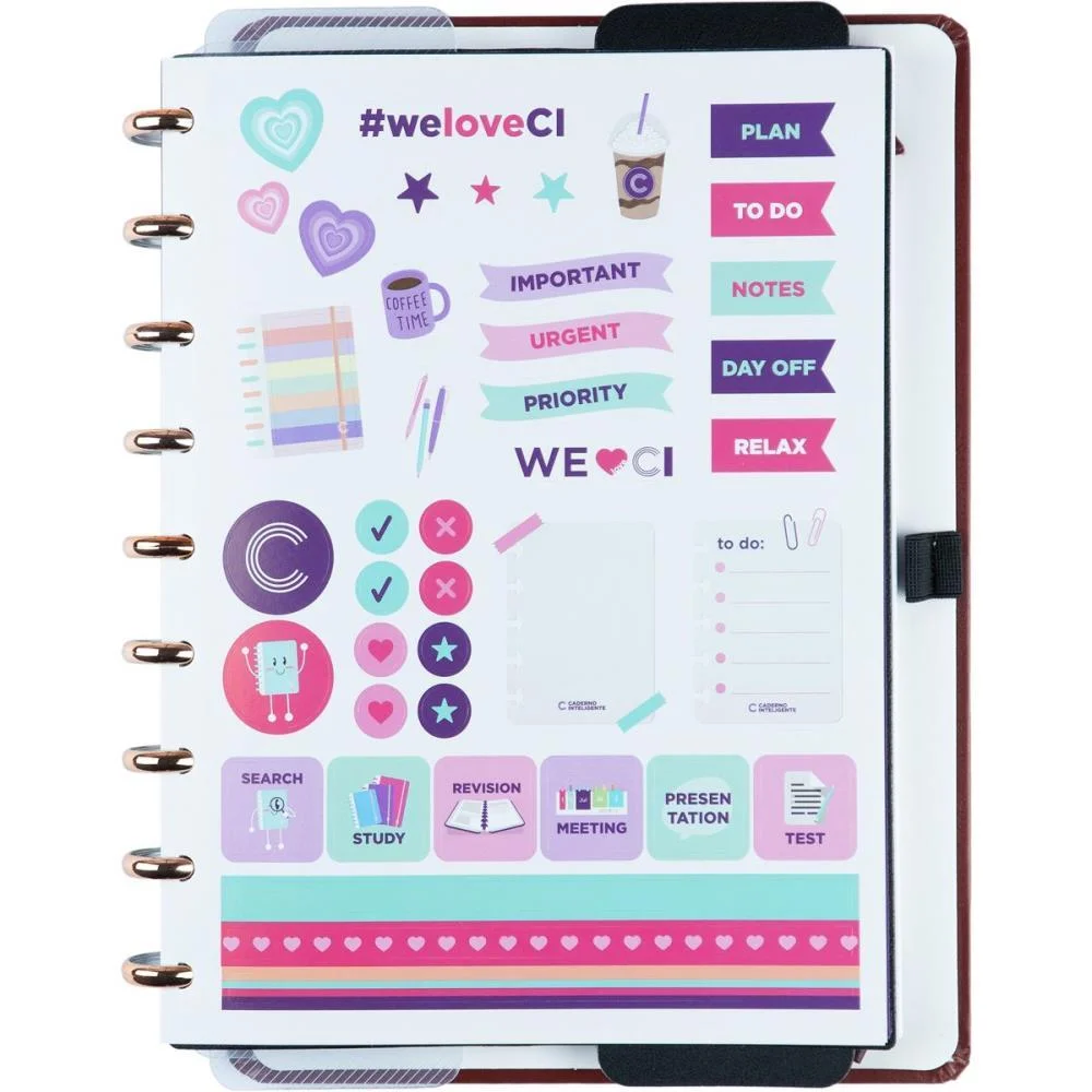 Caderno Inteligente Medio Mocha 80Fls 190X255Mm Caderno Inteligente - imagem 4